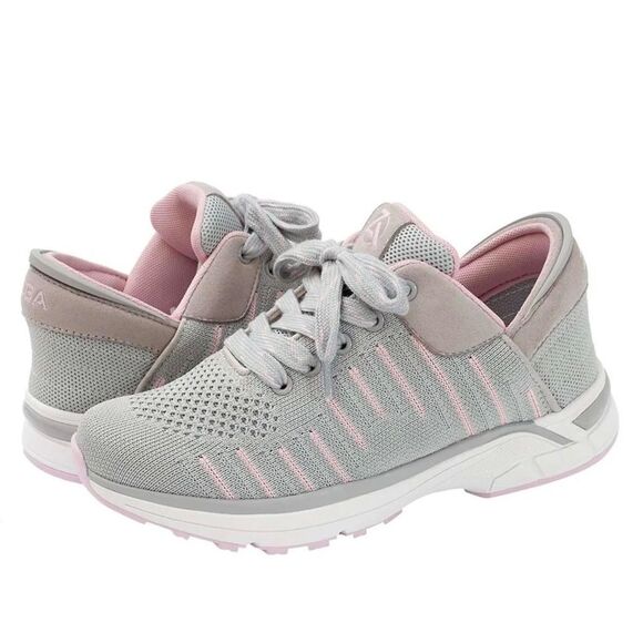 Zeba Grey Slip On Hands Free Sneakers Size 11 - Picture 3 of 16